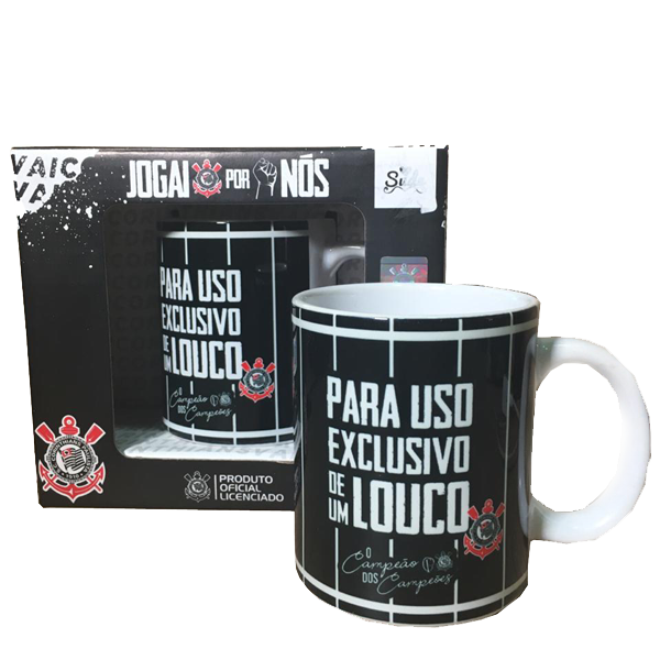 Caneca Corinthians - Preta