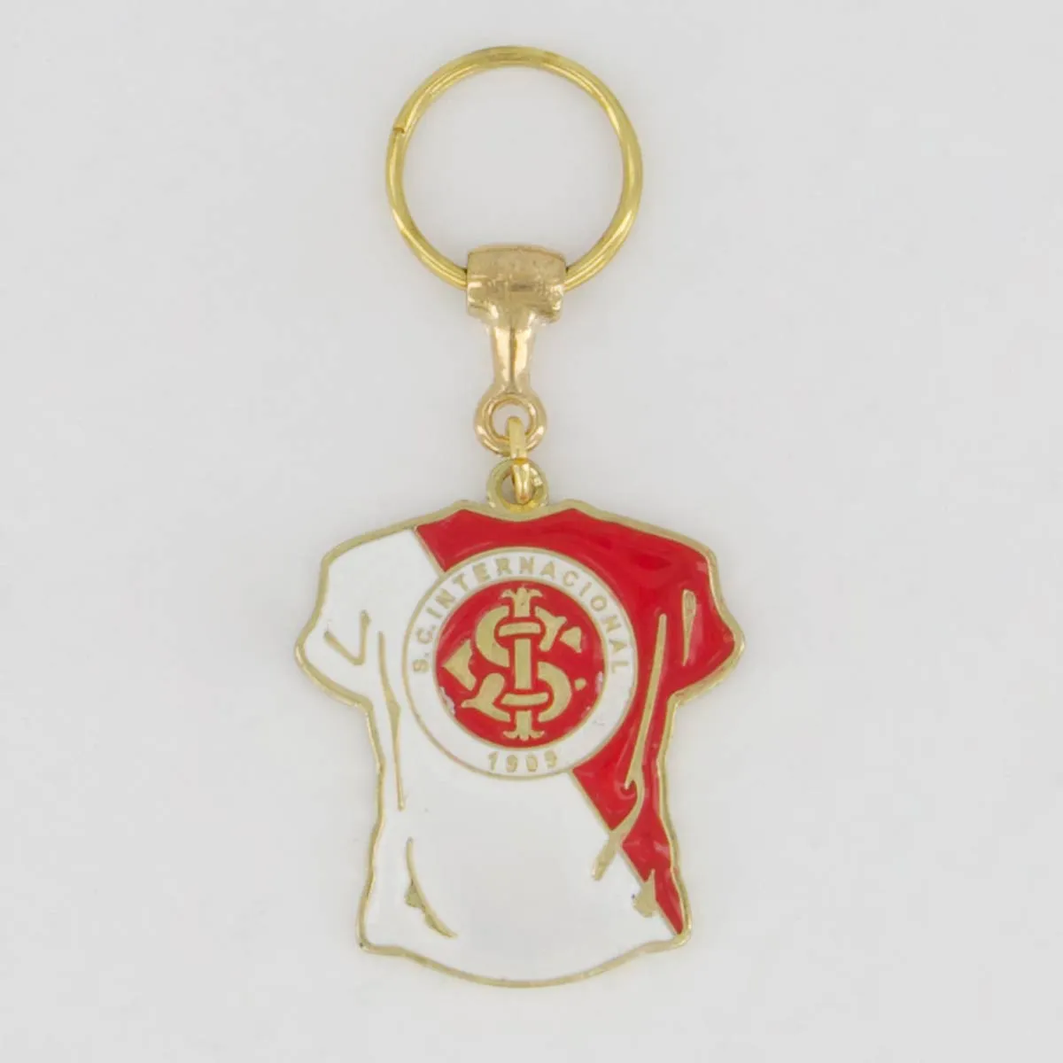Chaveiro Internacional Camisa Branca e Vermelha