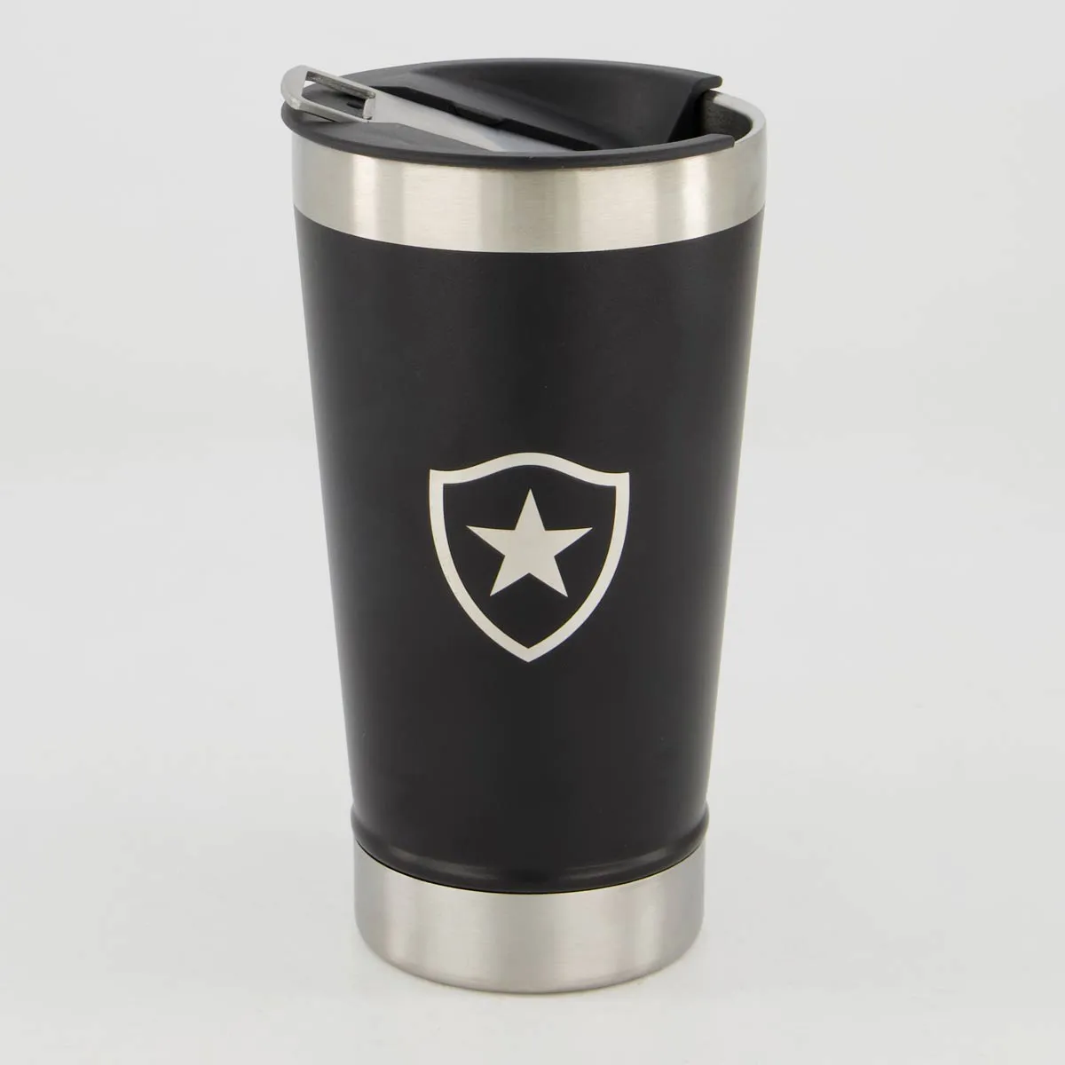 Copo Térmico Botafogo C/Abridor 473ml - Preto