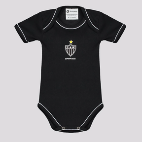 Body Infantil Atlético Mineiro - Preto