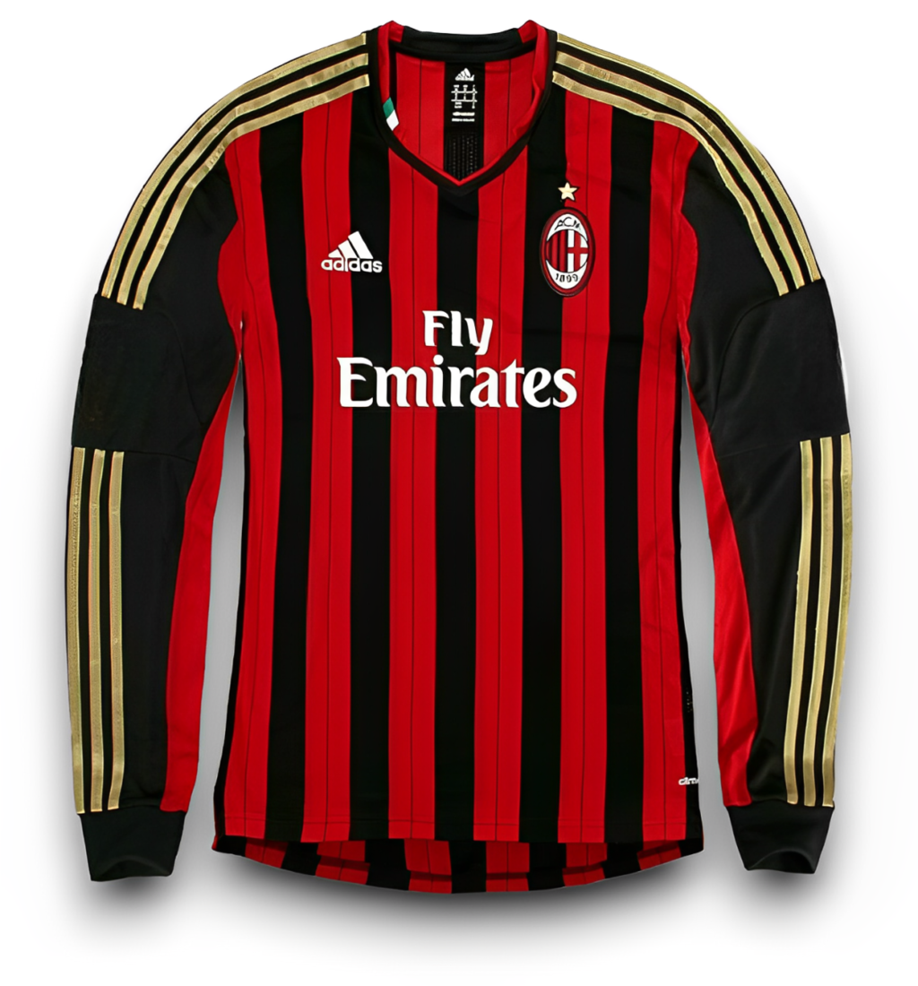 Camisa Manga Longa Milan I - 2013/14 Retrô