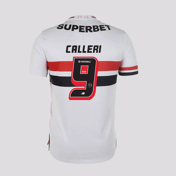 Camisa São Paulo I - 2025/26 Calleri N° 9