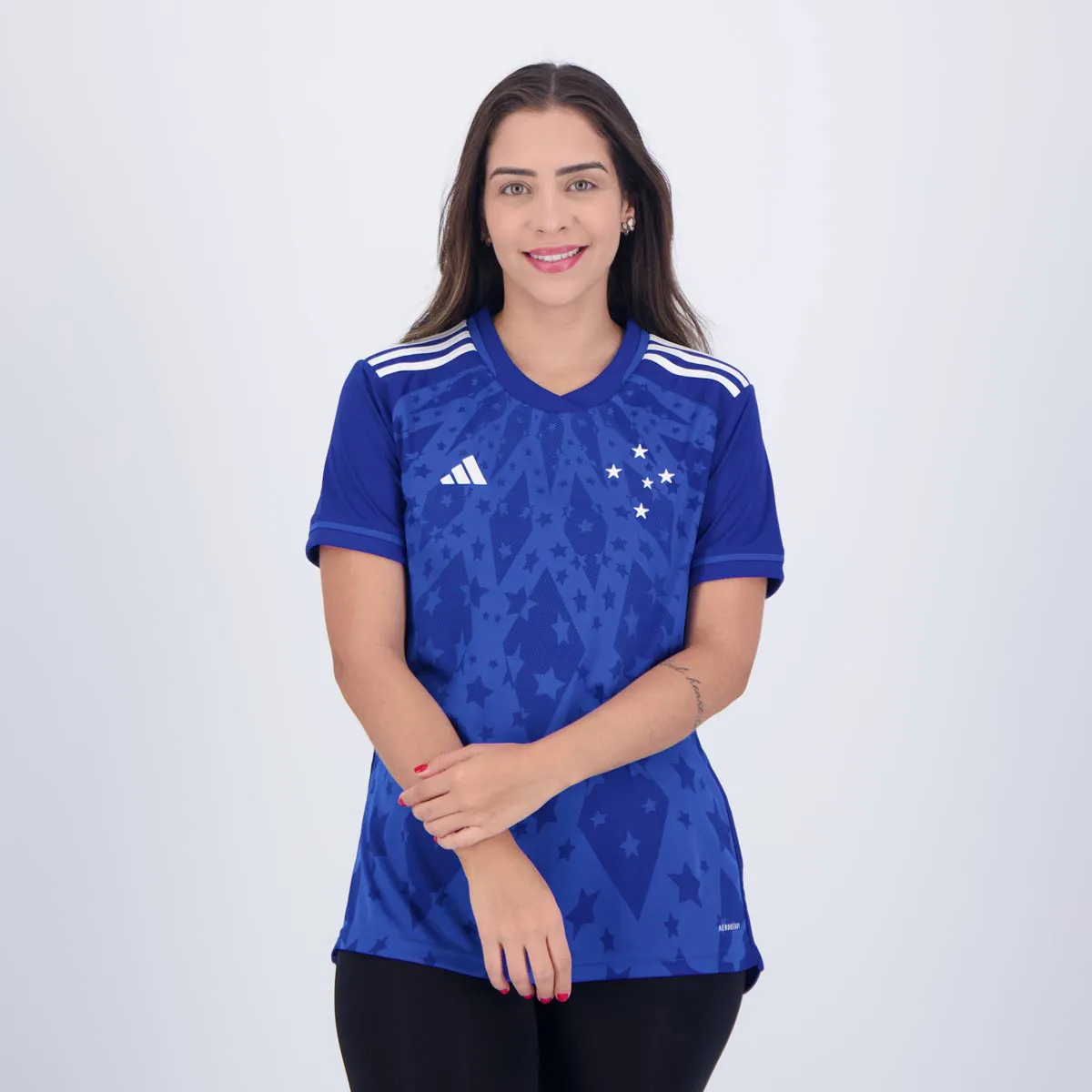 Camisa Feminina Cruzeiro I - 2024/25 Azul