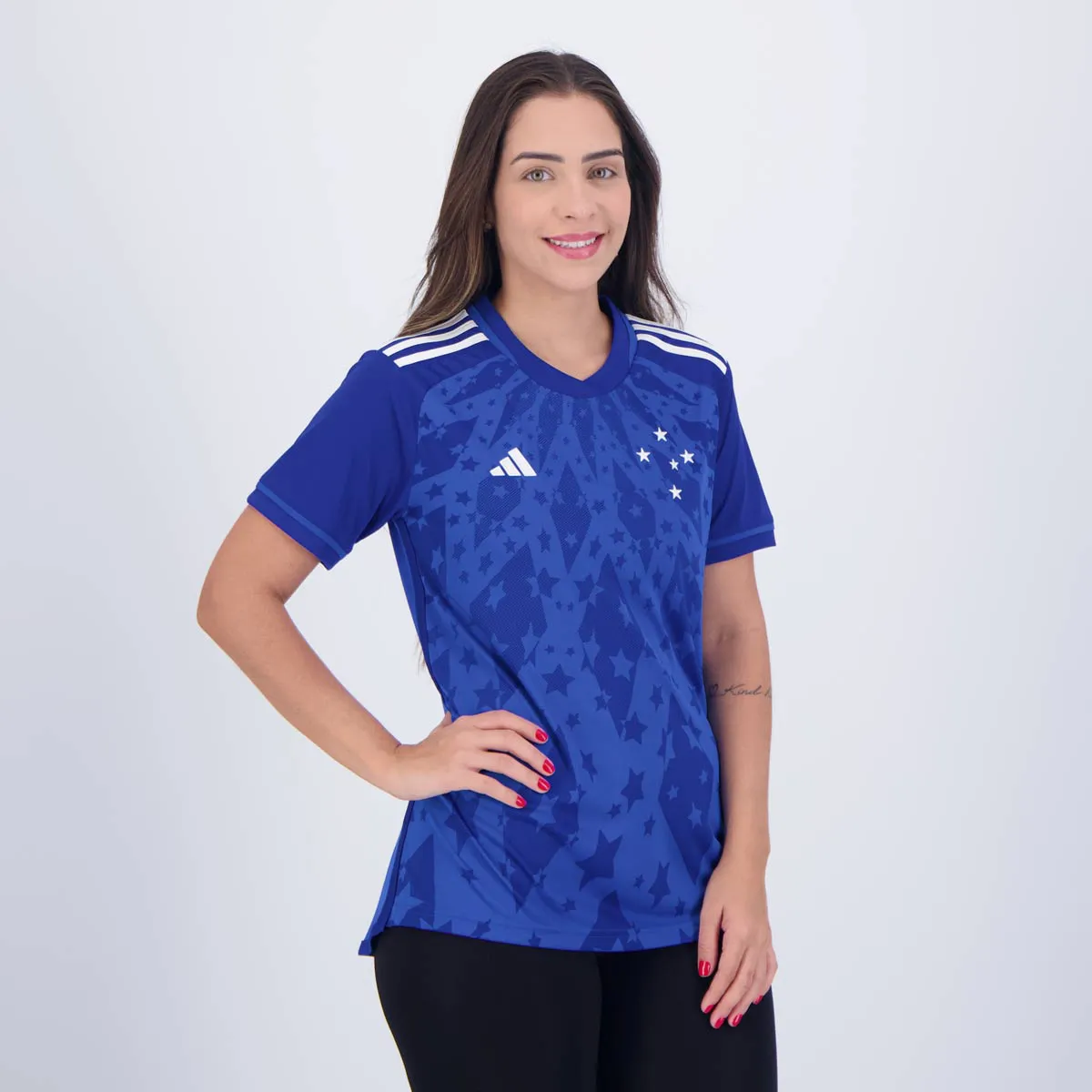 Camisa Feminina Cruzeiro I - 2024/25 Azul