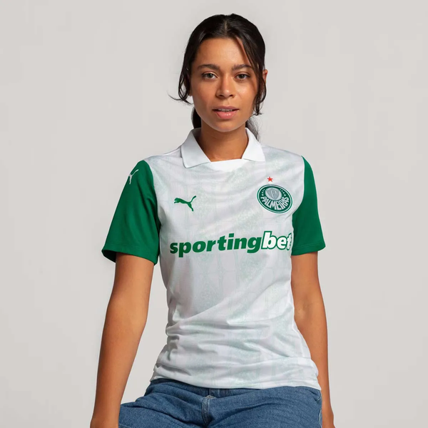 Camisa Palmeiras II Feminina - 2025/26 Branca