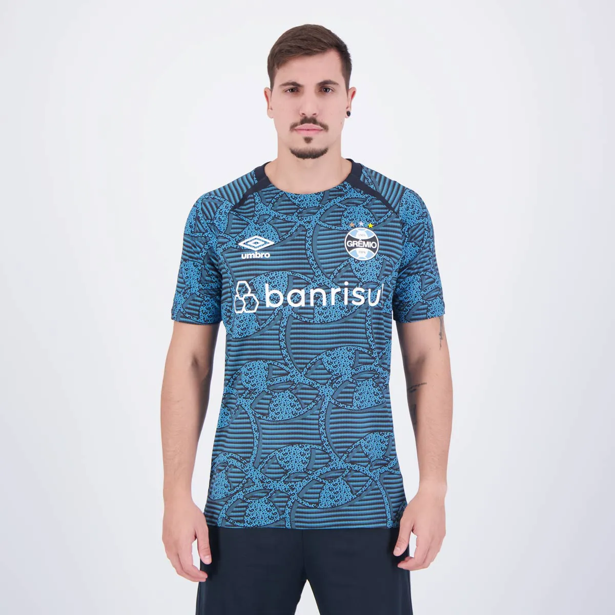 Camisa Aquecimento Grêmio - 2024/25 Azul