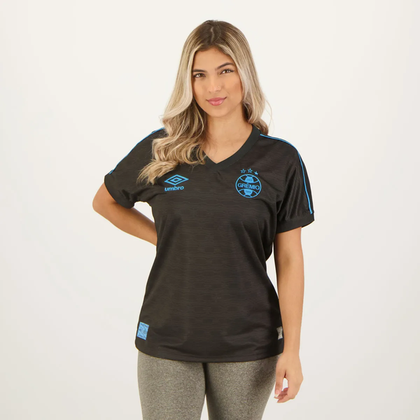 Camisa Feminina Grêmio III - 2023/24 Preta