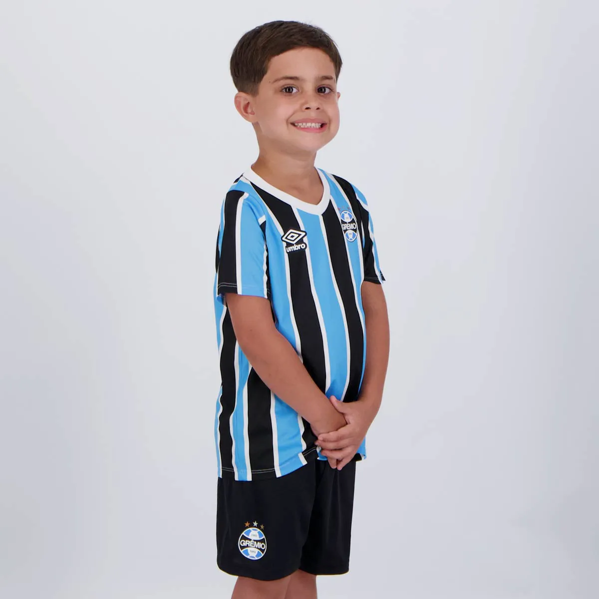 Kit Infantil Grêmio I - 2024/25 Tricolor