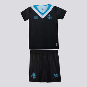 Kit Infantil Grêmio III - 2024/25 Azul e Preto