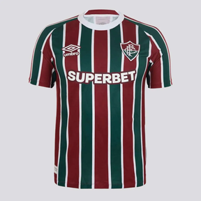 Camisa Fluminense I - 2025/26 Vinho e Verde