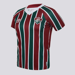 Camisa Fluminense Feminina I - 2025/26 Vinho e Verde