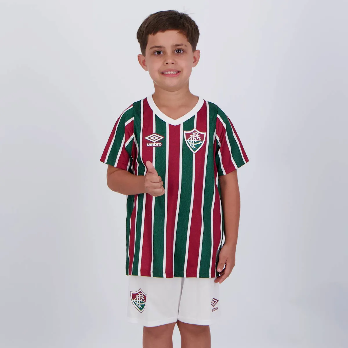 Kit Infantil Fluminense I - 2024/25 Tricolor