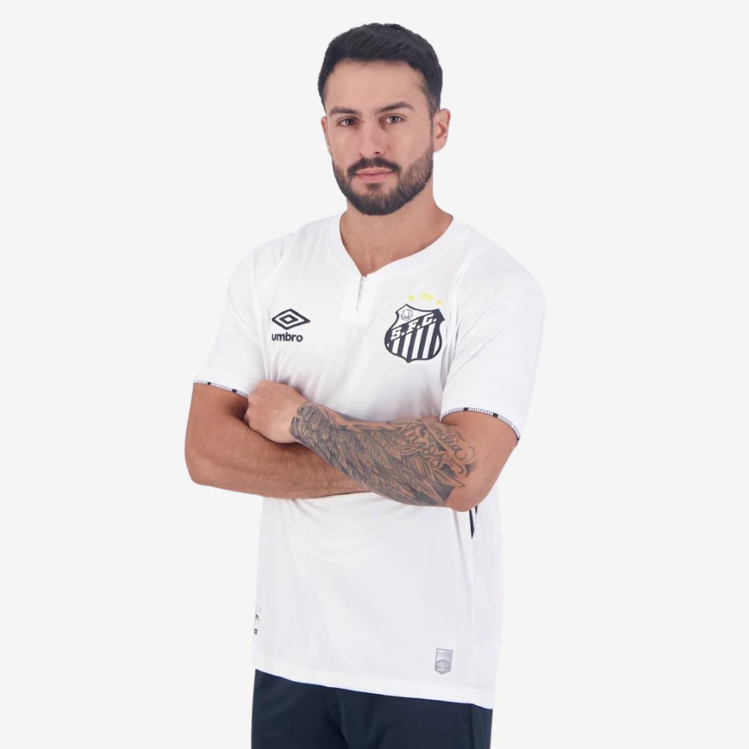 Camisa Neymar Santos I - 2024/25 Branca