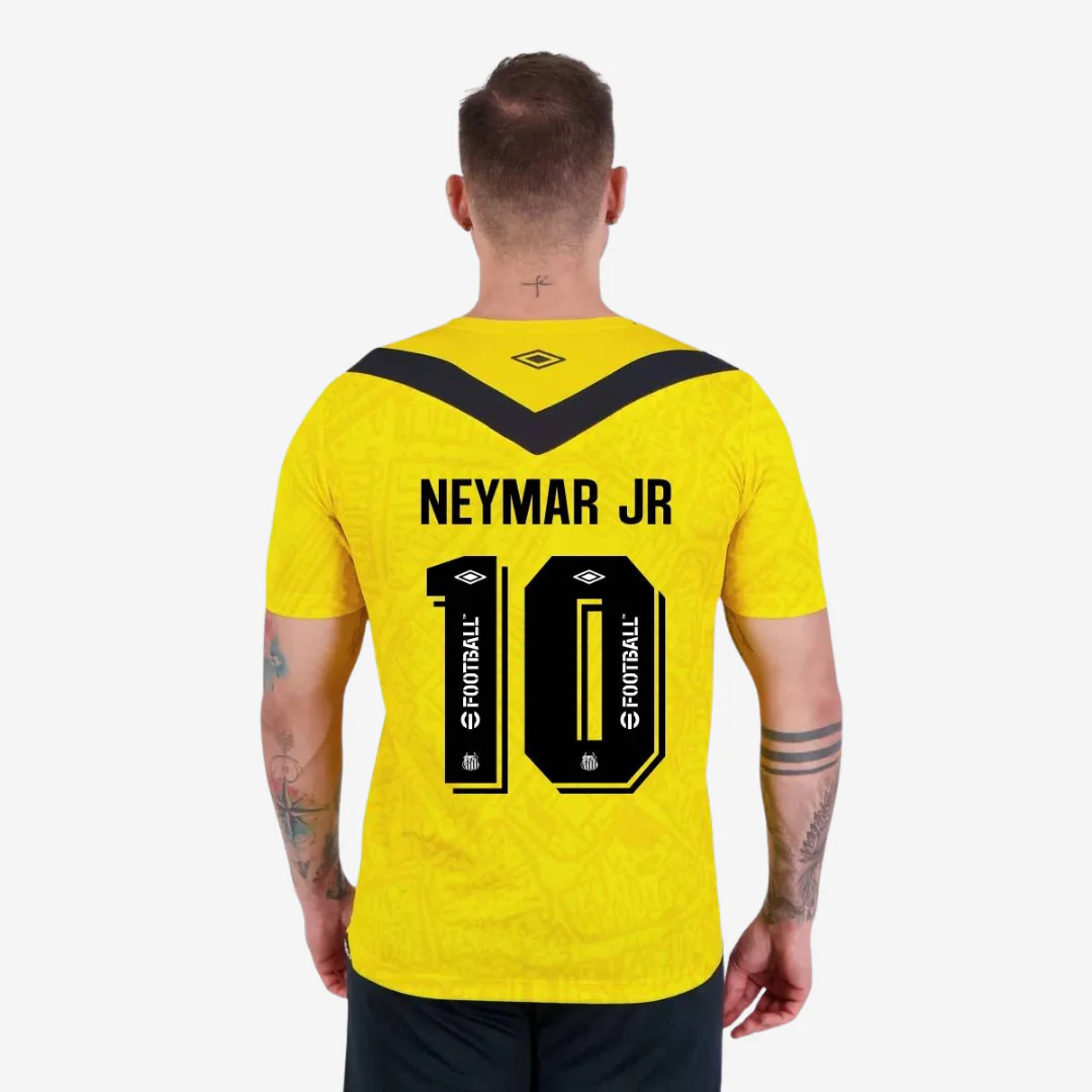 Camisa Neymar Santos III - 2024/25 Amarela