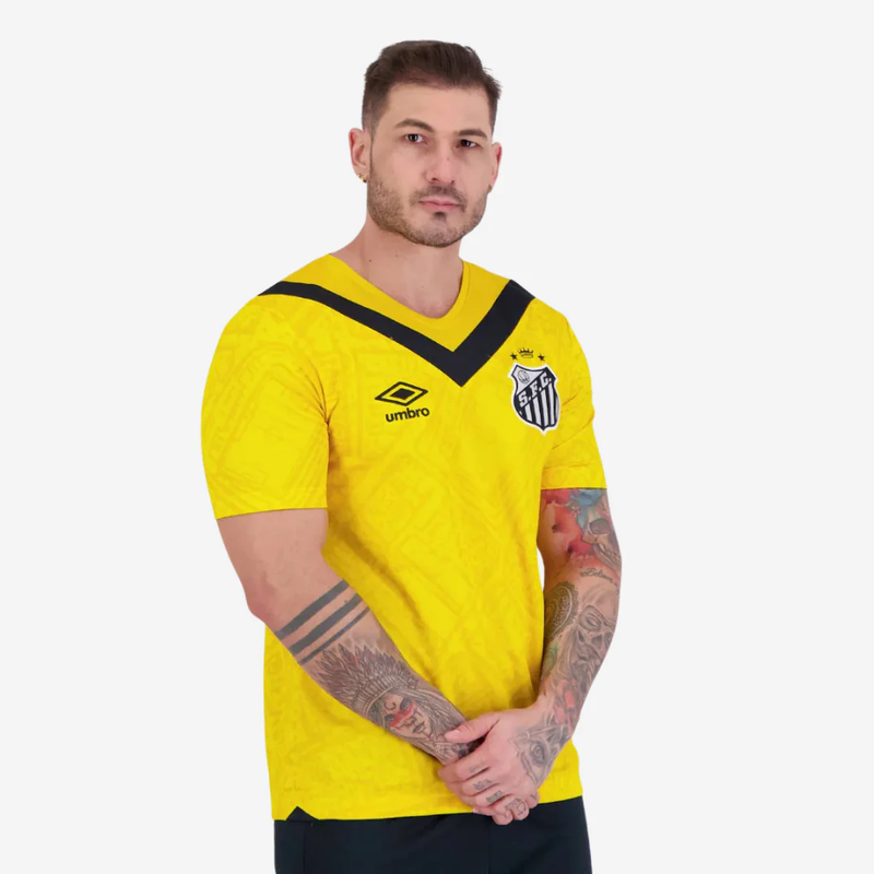 Camisa Neymar Santos III - 2024/25 Amarela