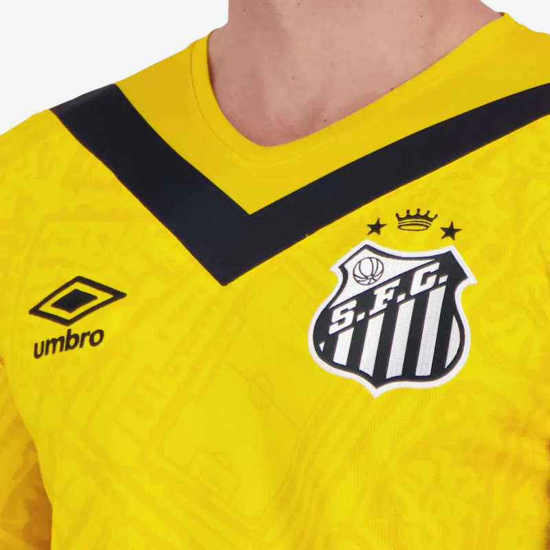 Camisa Neymar Santos III - 2024/25 Amarela