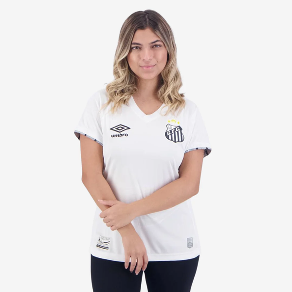 Camisa Feminina Santos I - 2024/25 Branca