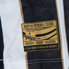 Camisa Feminina Santos II - 2024/25 Branca e Preta