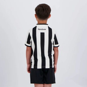 Kit Infantil Botafogo I - 2024/25 Branco e Preto