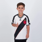 Kit Infantil Vasco II - 2024/25 Branco e Preto