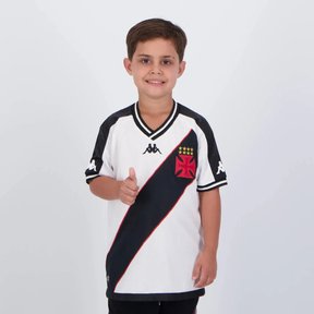 Kit Infantil Vasco II - 2024/25 Branco e Preto