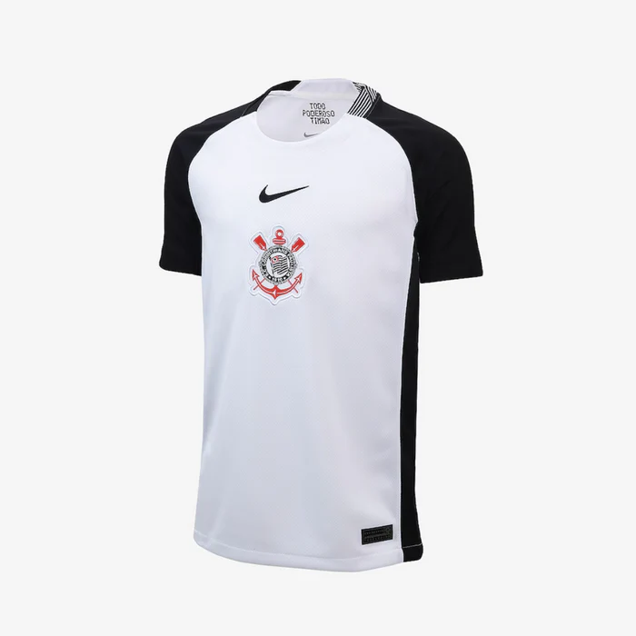 Kit Infantil Corinthians I - 2025/26 Branco e Preto