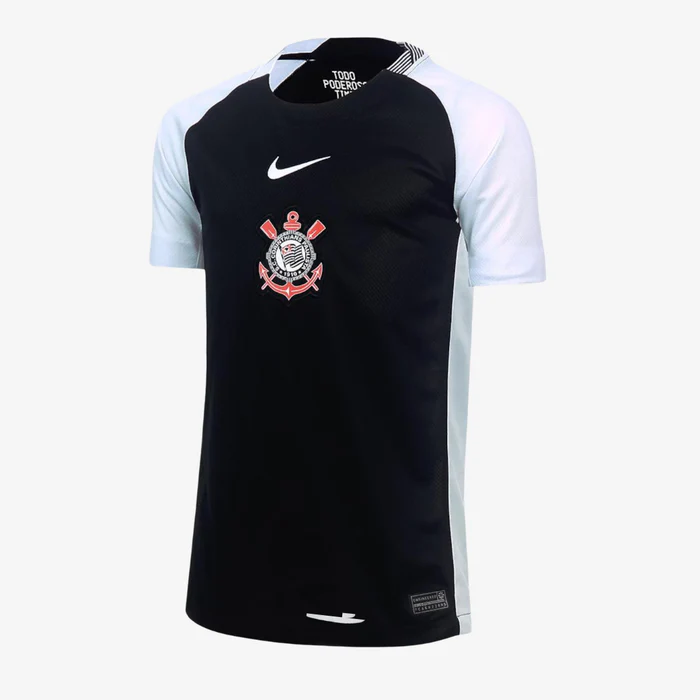 Kit Infantil Corinthians II - 2025/26 Preto e Branco