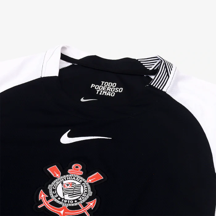 Kit Infantil Corinthians II - 2025/26 Preto e Branco