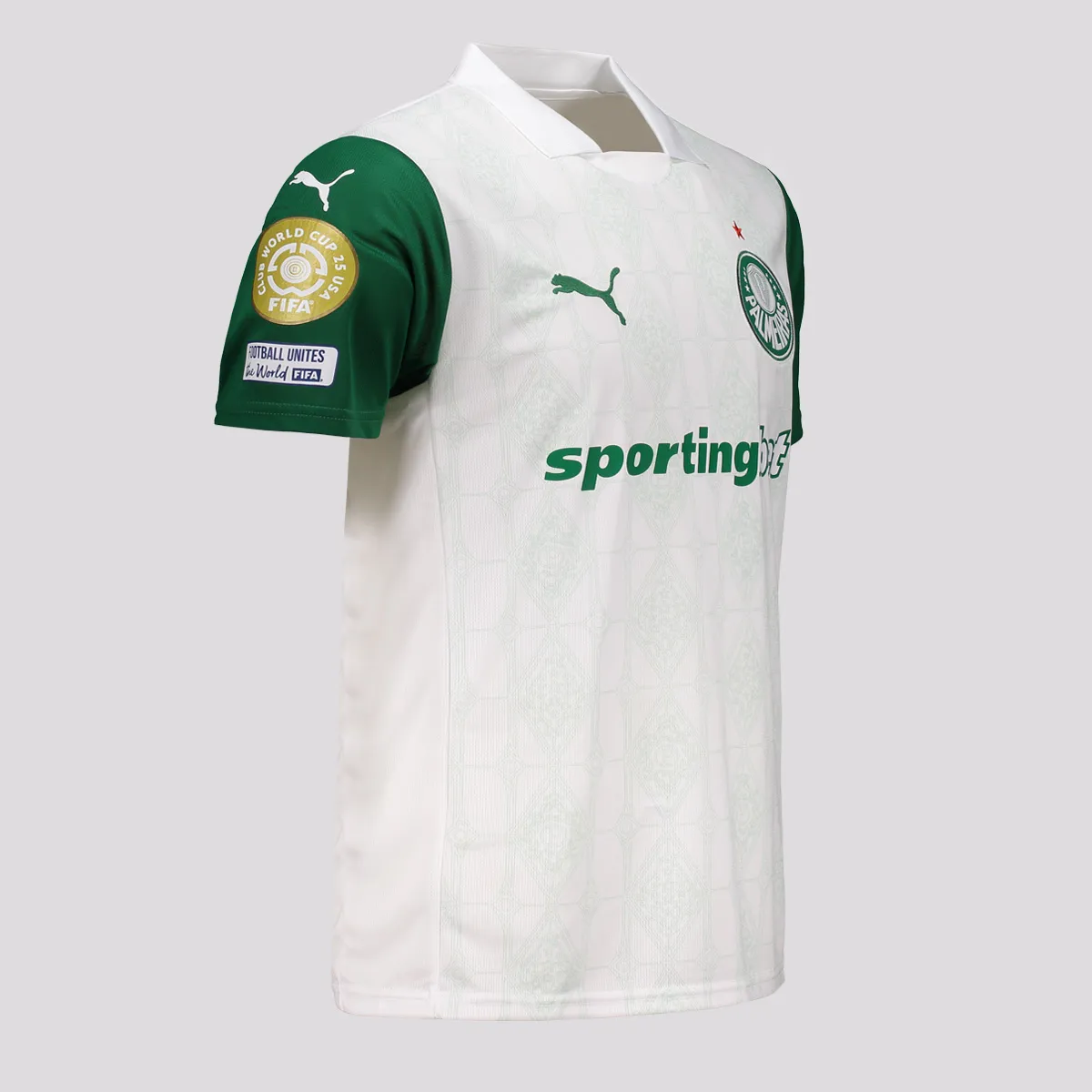 Camisa Palmeiras II - 2025/26 Branca Patch Mundial de Clubes