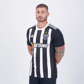 Camisa Atlético Mineiro I - 2024/25 Branca e Preta