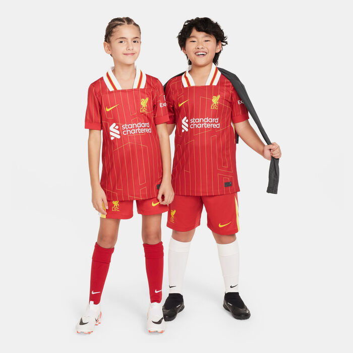 Kit Infantil Liverpool I - 2024/25 Vermelho