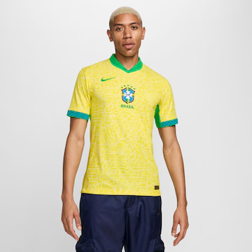 Camisa Versão Jogador Brasil I - 2024/25 Amarela