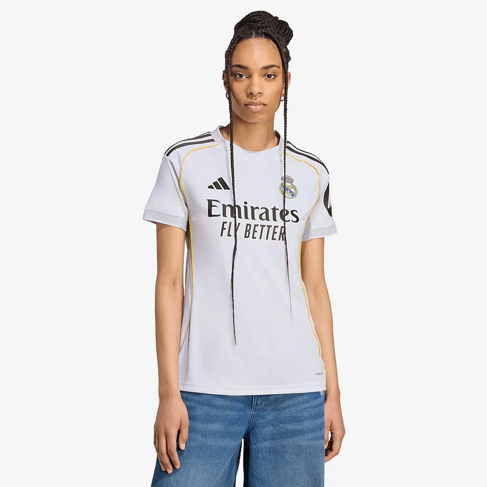 Camisa Feminina Real Madrid I - 2025/26 Branca