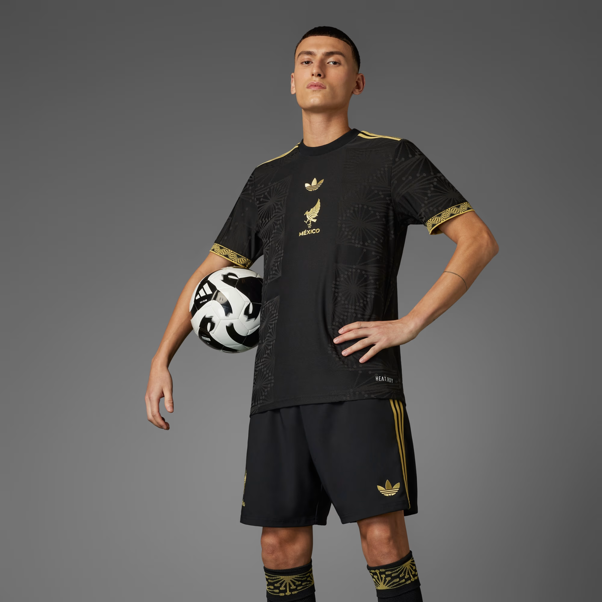 Camisa México Gold - 2025/26 Preta