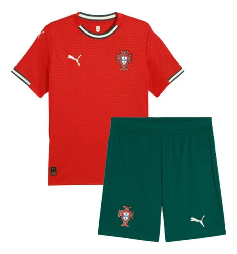 Kit Infantil Portugal I - 2025/26 Vermelho