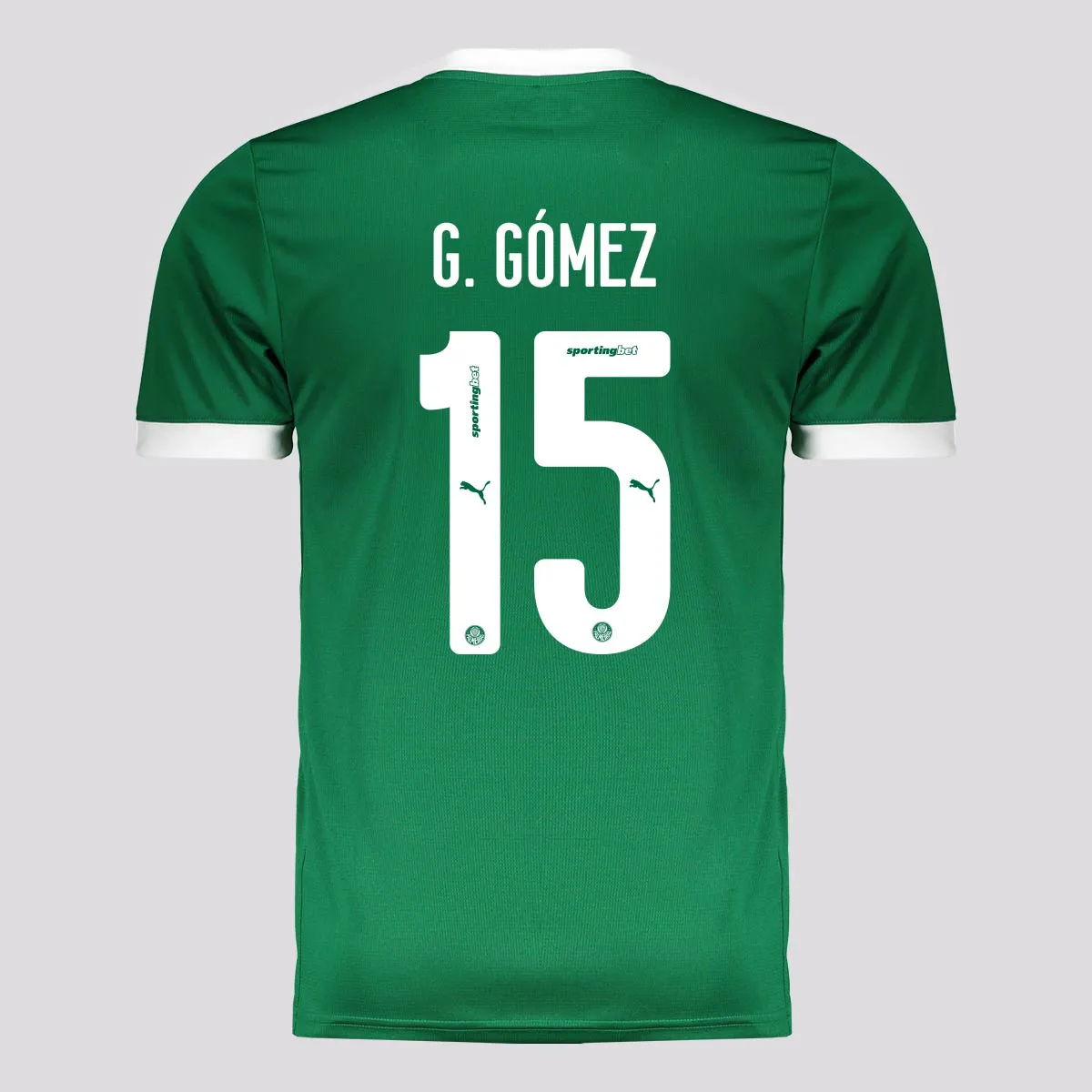Camisa Palmeiras I - 2025/26 G. Gómez N° 15