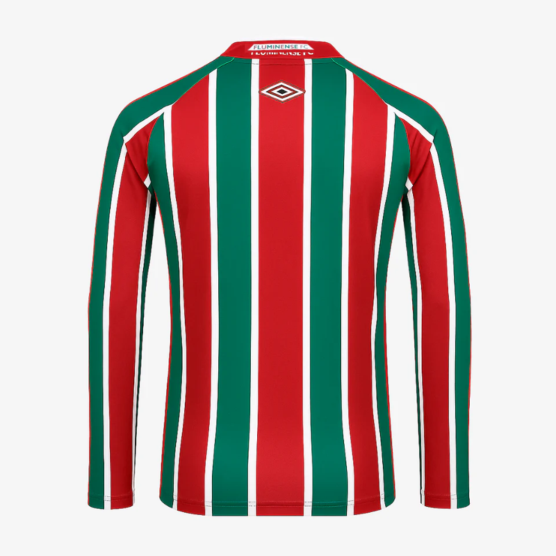 Camisa Manga Longa Fluminense I - 2025/26 Vinho e Verde