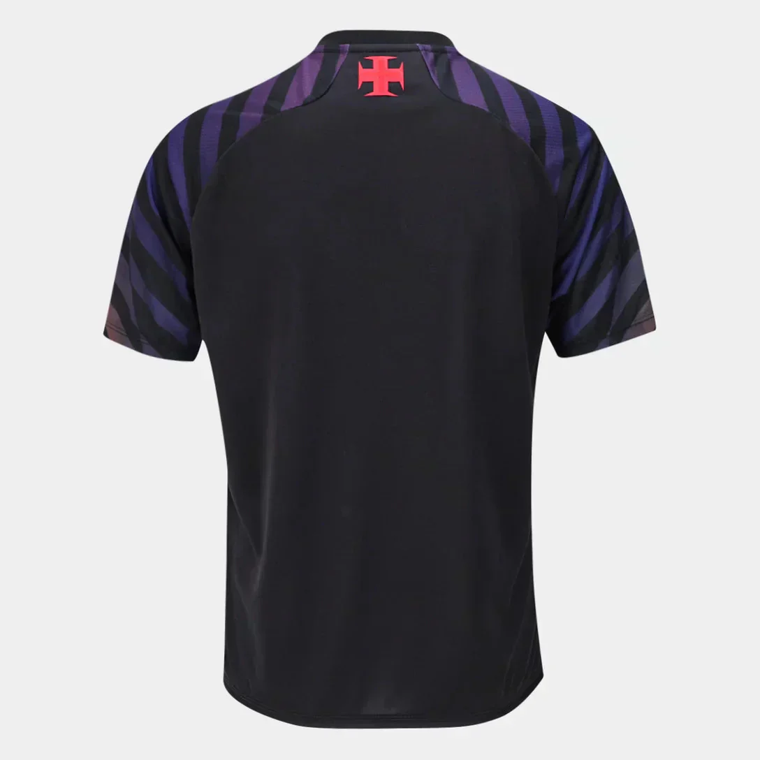 Camisa Feminina Vasco Aquecimento - 2024/25 Preta