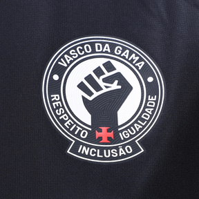 Camisa Feminina Vasco Aquecimento - 2024/25 Preta