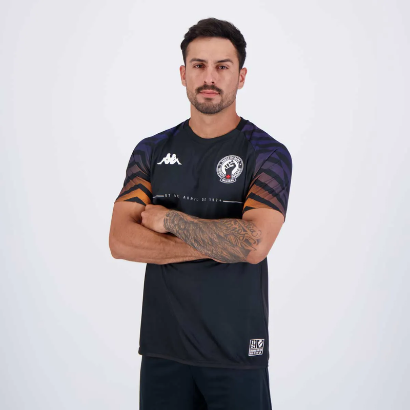 Camisa Vasco Aquecimento - 2024/25 Preta