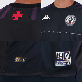 Camisa Vasco Aquecimento - 2024/25 Preta