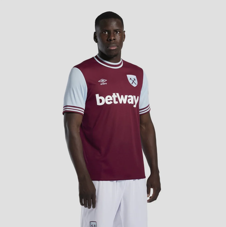 Camisa West Ham I - 2024/25 Vermelha