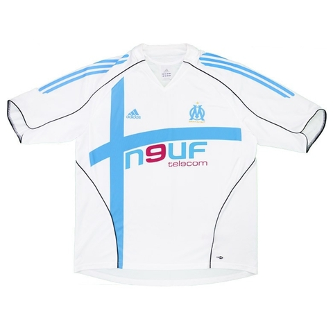 Camisa Olympique de Marseille I - 2005 Branca