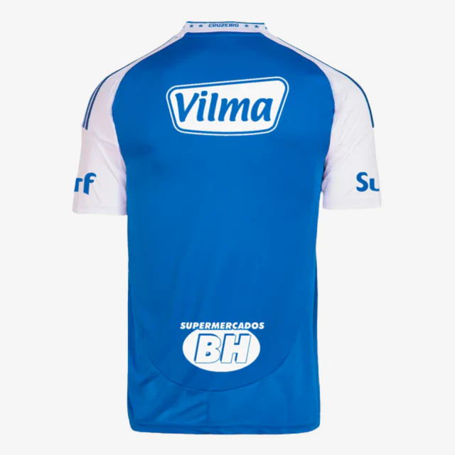 Camisa Com Patrocínios Cruzeiro I - 2025/26 Azul