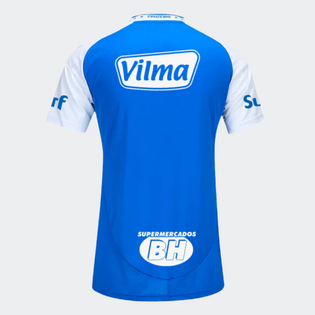 Camisa Feminina Com Patrocínios Cruzeiro I - 2025/26 Azul