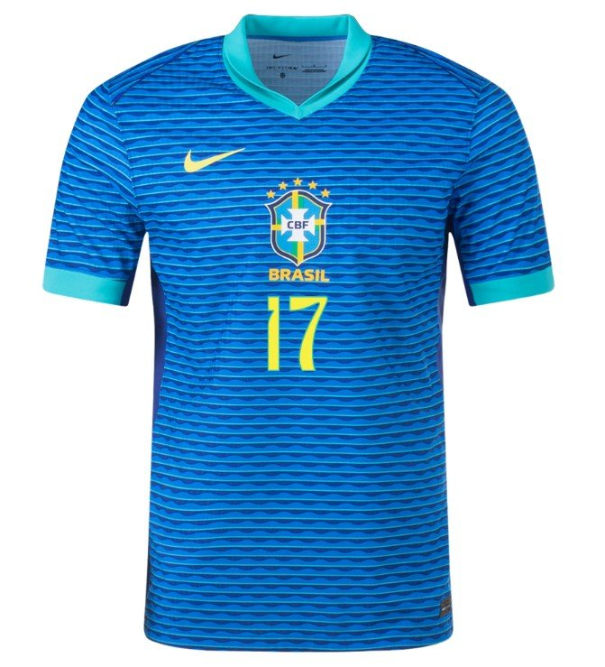 Camisa Brasil II - 2024/25 Bruno G. N° 17