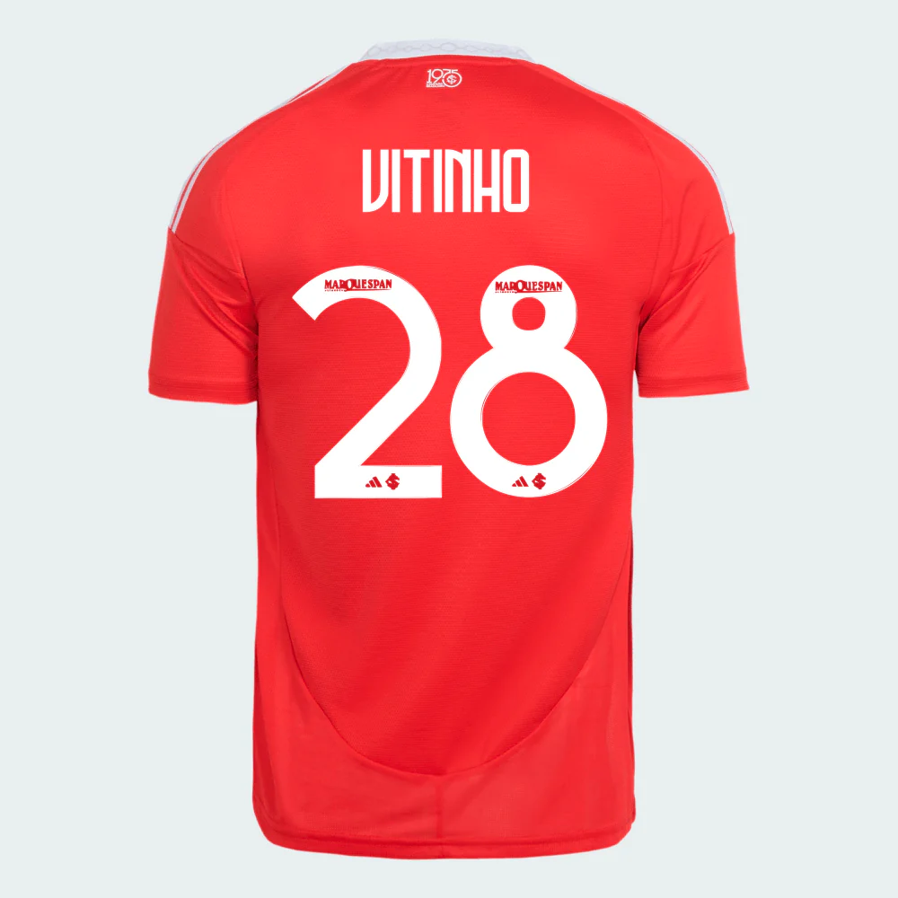 Camisa Internacional I - 2025/26 Vitinho N° 28