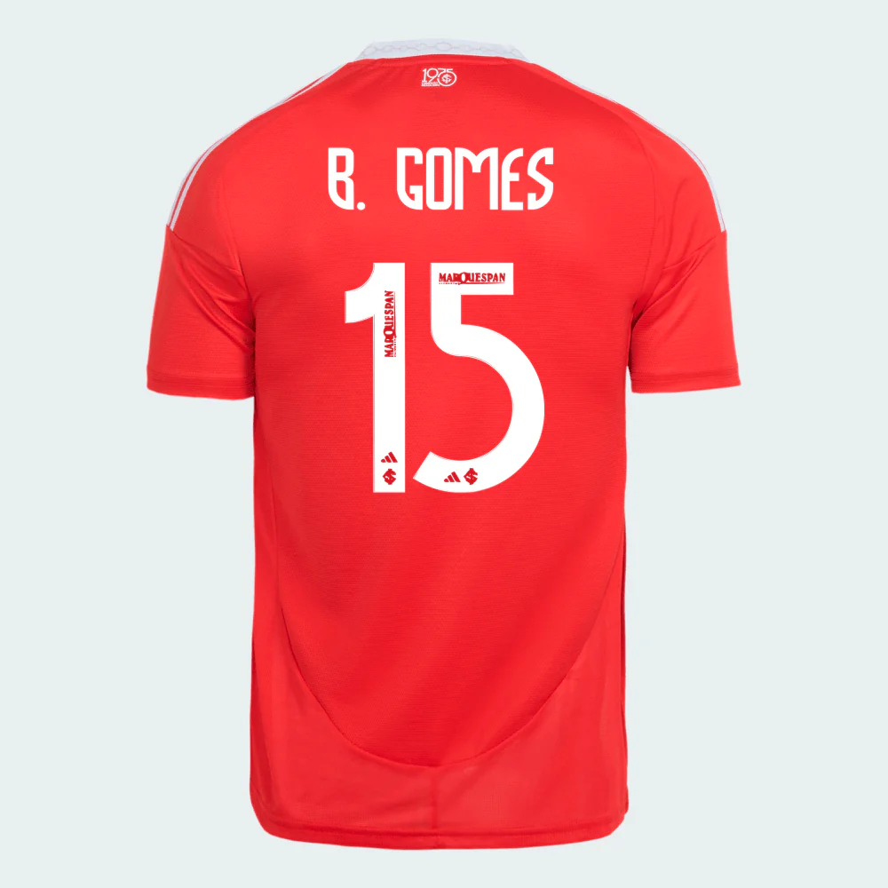 Camisa Internacional I - 2025/26 B. Gomes N° 15