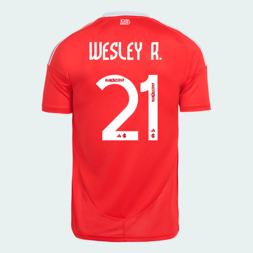 Camisa Internacional I - 2025/26 Wesley R. N° 21