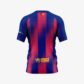Camisa Barcelona I - 2025/26 Azul e Vermelha